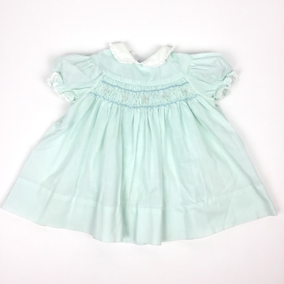 polly flinders hand smocked dress